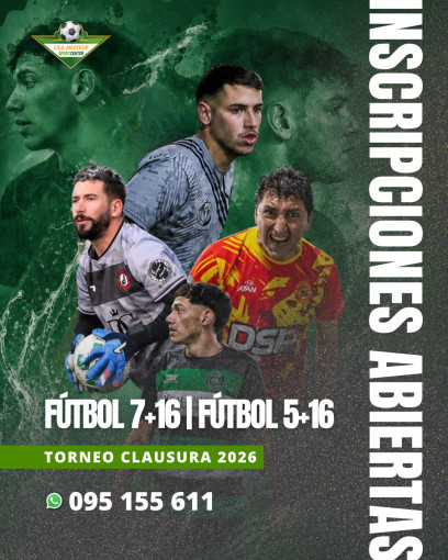 Liga Amateur Sportcenter - Fútbol 5 +16 y Fútbol 7 +16