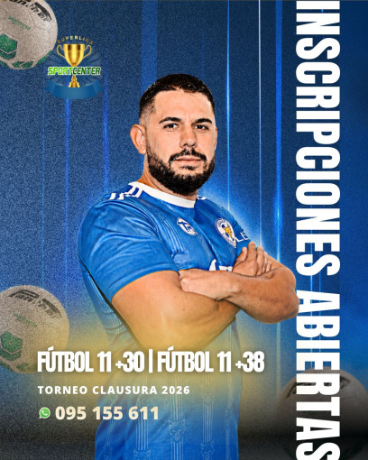 Fútbol 11 +30 y +38 - CLAUSURA 2026🏆